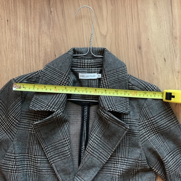 Anthropologie plaid trench / pea coat - Picture 5 of 7